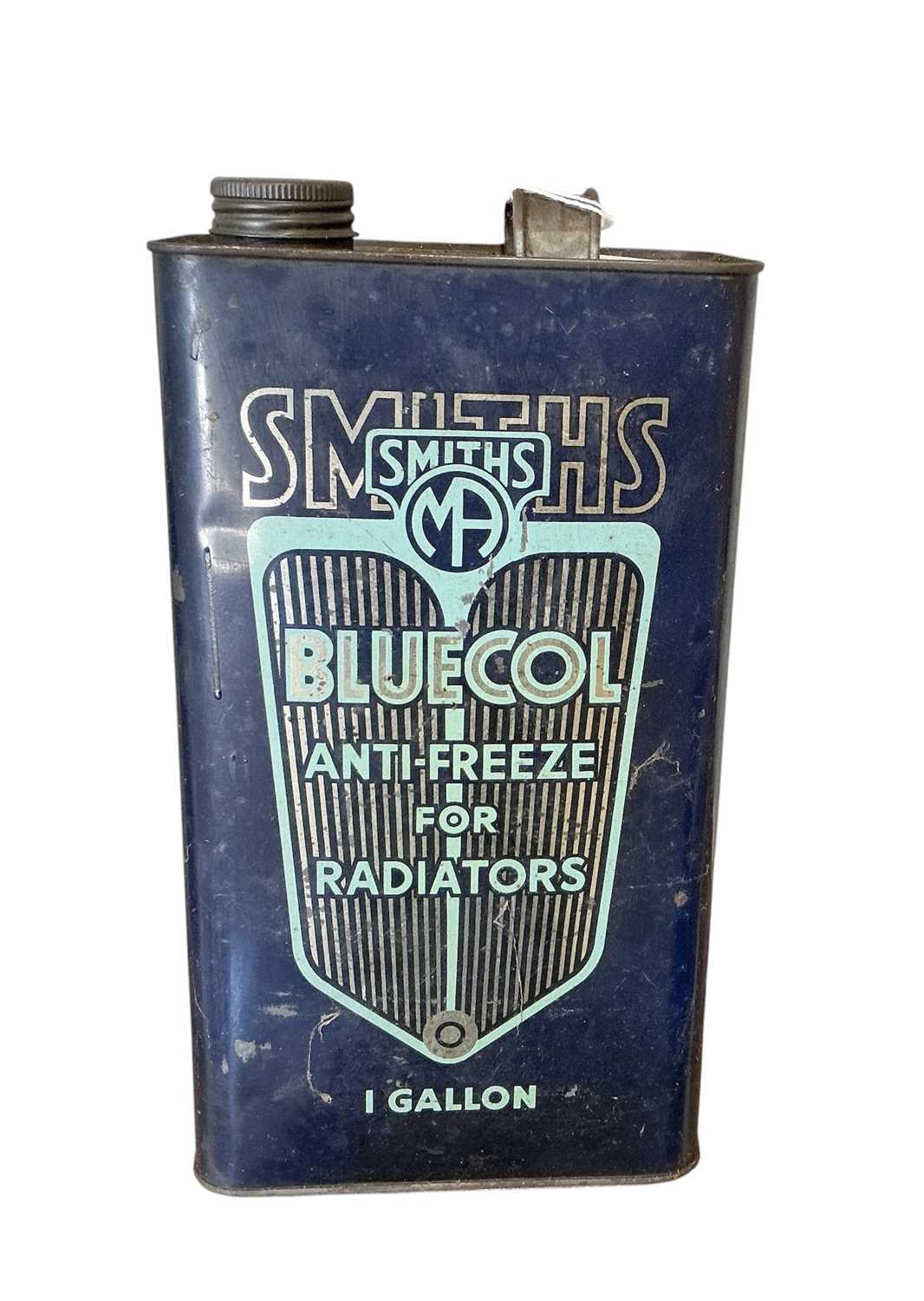 Lot 27 - Vintage Smiths Bluecol 1 gallon tin