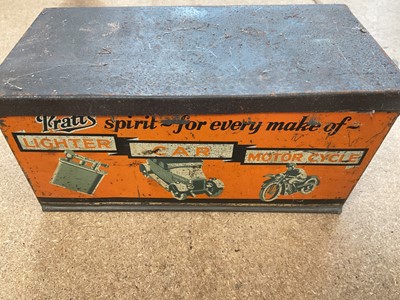 Lot 31 - Collection of vintage spark plugs to include Champion and KLG, in original packaging together with a group of fuel can caps