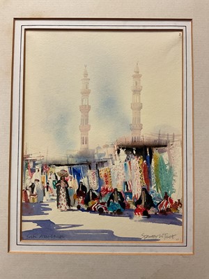 Lot 5197 - Spencer W. Tart, Watercolour of Abu Dhabi