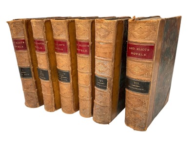 Lot 1331 - George Eliot - The Works, 7 Vols (in six), Blackwood, ' Stereotyped edition'