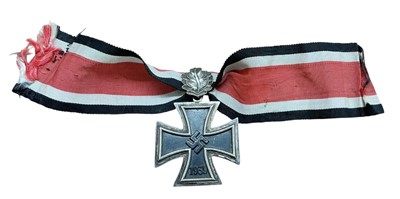 Lot 709 - Nazi German Knights Cross of the Iron Cross Medal, stamped 800 to the reverse side.