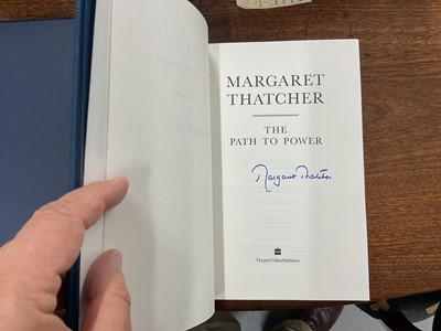 Lot 33 - The Rt.Hon. Baroness Margaret Thatcher signed limited edition leather bound book, The Path To Power, in slip-case
