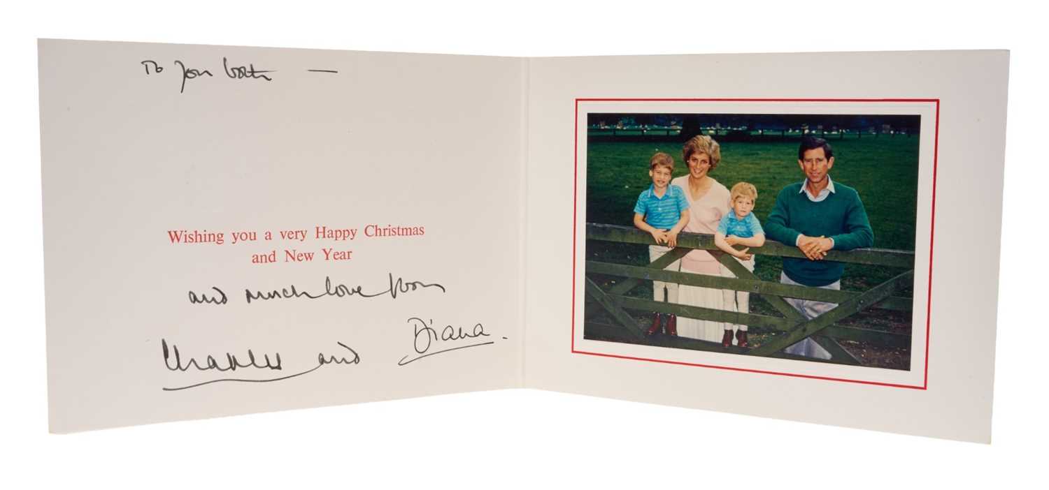 Lot 39 - T.R.H. Prince Charles and Princess Diana, The Prince and Princess of Wales