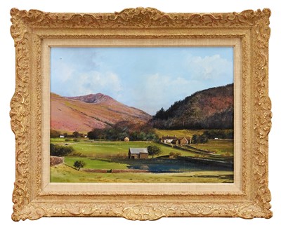 Lot *Clive Madgwick (1934-2005) oil on canvas - Cumbrian Landscape, signed, framed