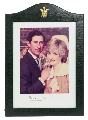 Lot T.R.H. Prince Charles, Prince of Wales and Diana, Princess of Wales, fine 1983 signed presentation photograph