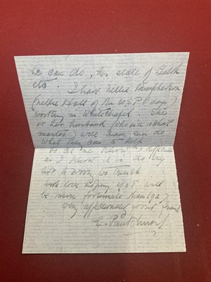 Lot 1194 - Emmeline Pankhurst Suffragette and Activist (1858 - 1928). A collected body of historial records