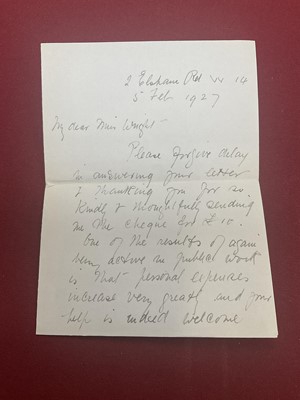 Lot 1194 - Emmeline Pankhurst Suffragette and Activist (1858 - 1928). A collected body of historial records