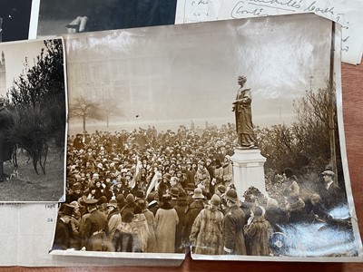 Lot 1194 - Emmeline Pankhurst Suffragette and Activist (1858 - 1928). A collected body of historial records