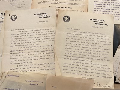 Lot 1194 - Emmeline Pankhurst Suffragette and Activist (1858 - 1928). A collected body of historial records