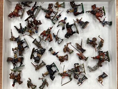 Lot 1901 - Napoleonic diecast war gaming soldiers and others