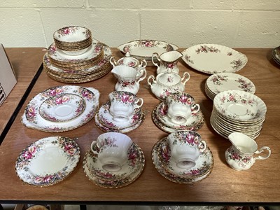 Lot 5019 - Royal Albert 'Autumn Roses' tea ware together with a Royal Albert 'Lavender Rose' tea ware