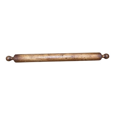 Lot 5112 - Oversized antique treen rolling pin