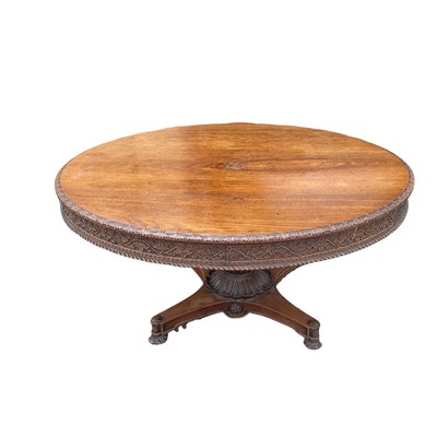 Lot 1475 - Early 19th century Anglo Indian circular table of large proportions