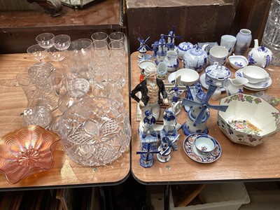 Lot 5066 - Group of Royal Copenhagen ceramics and others, together with a group of glassware