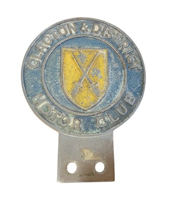 Lot 59 - Scarce Clacton & District Motor Club car badge