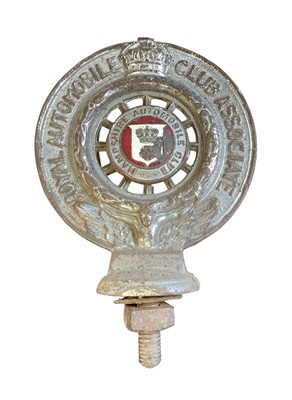 Lot 77 - Royal Automobile Club Association- Hampshire Automobile Club members' badge by Elkington & Co Ltd