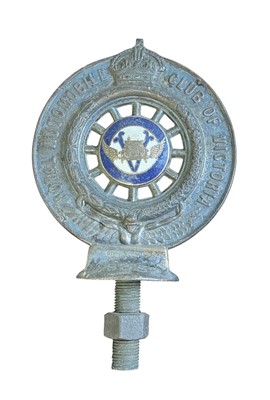 Lot 82 - Royal Automobile Club Association- Club of Victoria members' badge numbered ''28352'' by Stokes & Sons, Melbourne