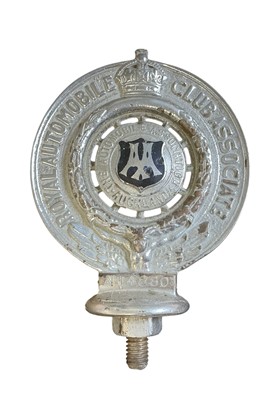Lot 83 - Royal Automobile Club Association- The Automobile Association Auckland members' badge numbered ''N14880''