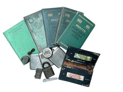 Lot 99 - Collection of Pratt's promotional items to include branded maps, cigarette cases and other items (1 box)