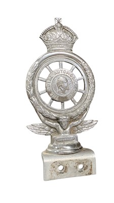 Lot 114 - Royal Automobile Club- full members' badge with enamel Union Jack to centre, numbered ''MCB19722''