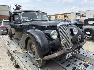 Lot 218 - 1946 Riley RMA 1.5 litre saloon, finished in black, reg. no. HXC 436.
