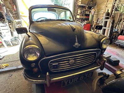 Lot 227 - 1957 Morris Minor 1000 4 door saloon, finished in black, reg. no. YUR 838