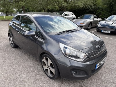 Lot 237 - 2013 Kia Rio 1.4 CRDi 3 EcoDynamics, 3 door, diesel, manual, finished in grey, reg. no. GN63 AHX.