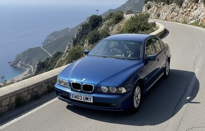 Lot 236 - 2003 BMW 525d SE Automatic 4 door saloon, finished in blue, reg. no. EN03 UMY
