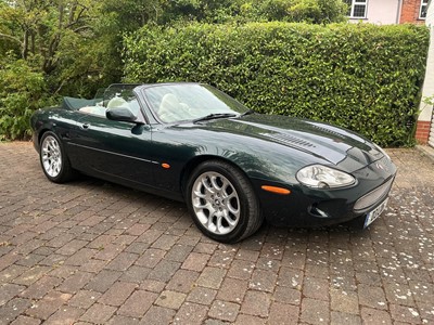 Lot 229 - 1999 Jaguar XKR Convertible, 4.0 Supercharged, 2dr, auto, finished in metallic green, reg. no. D3 LXK