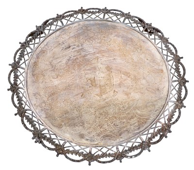 Lot 236 - George III silver salver