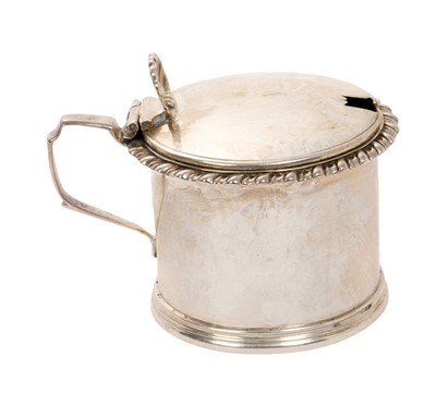 Lot 238 - Victorian silver mustard pot