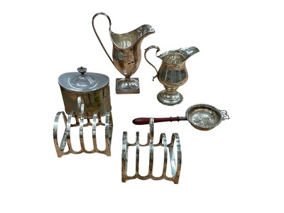Lot 240 - Group of miscellaneous late 19th / 20th century silver