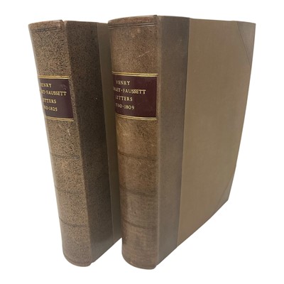 Lot 754 - The Godfrey Faussett Letters - two bound volumes spanning the years 1780-1825