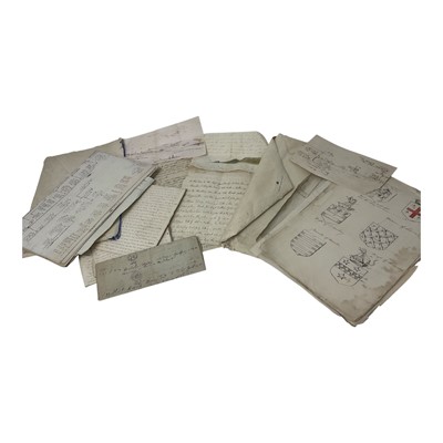 Lot 776 - 18th century documents relating to the Godfrey Faussett family, including letter from the antiquarian and Kent historian Edward Hasted to Godfrey Faussett discussing Roman history in Kent and re...