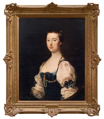 Lot 795 - After Thomas Hudson, pair of printed portraits from the originals of Rev. Bryan Faussett (1720-1775)
