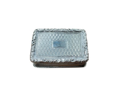 Lot 231 - Nathaniel Mills silver vinaigrette (Birmingham 1838)