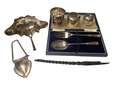 Lot 94 - Group of silver