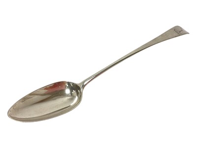 Lot 251 - George III silver basting spoon