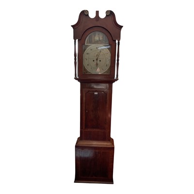 Lot 664 - 19th century 8 day longcase clock, signed Butterfield, Todmorden