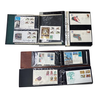 Lot 5016 - Four albums of FDCs, Concorde, World Cup, Olympics etc
