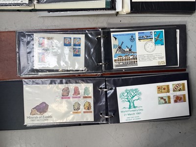 Lot 5016 - Four albums of FDCs, Concorde, World Cup, Olympics etc