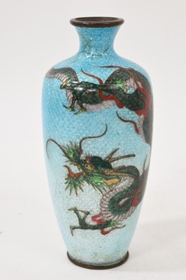 Lot 823 - Chinese cloisonné vase