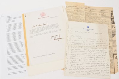 Lot 789 - Captain Sir Bryan Godfrey-Faussett G.C.V.O., C.M.G. Equerry to H.M. King George V, historically interesting handwritten letter sent from the King Emperor's Camp, Delhi during The Delhi Durbar dat...