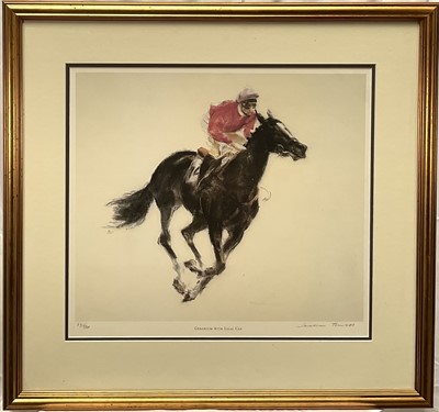 Lot *Jonathan Trowell (1938-2013) signed limited edition print - 'Geranium with Lilac Cap', 82/350 and 'Two From Home', 146/500, in glazed frames