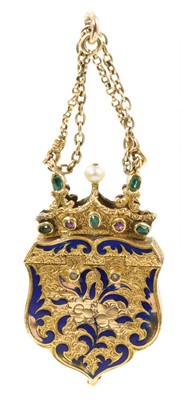 Lot Good quality early 19th century gold vinaigrette