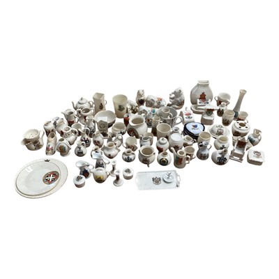 Lot 5081 - Collection of crested ware including local interest