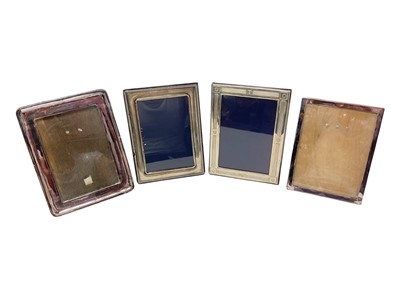 Lot 306 - Four silver photo frames