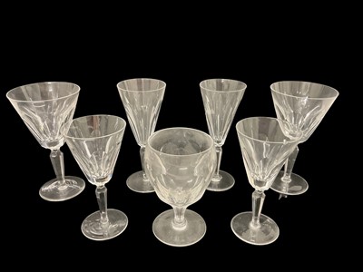 Lot 147 - Suite of Waterford Sheila pattern drinking glasses