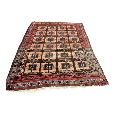 Lot 5420 - Two antique rugs (worn) 234cm x 167, 200cm x 126cm, together with another rug, 200cm x 119cm (3)