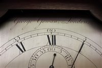 Lot 1175 - Fine George III regulator longcase clock with...